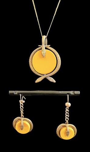 Set collana orecchini - set,