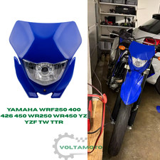 MASCHERINA BLU + FARO LED