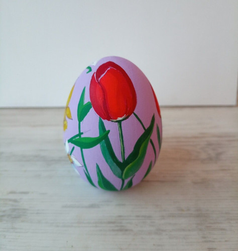 Uovo pasqua legno - di,
