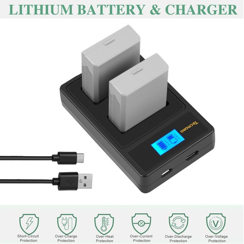 Batteria 1800mah per - 2x, lp-e5