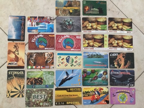 Lotto carte telefoniche - carte,