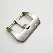 Fibbia 22mm acciaio spazzolato