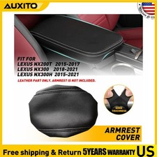 Leather Center Console Lid