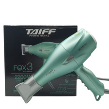 Asciugacapelli professionale da salone Taiff Fox 3 verde morbido 2200 W soffiatore