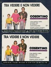 GIAN - Schede telefoniche OMAGGIO  "COSENTINO" OM 70-71 Usate Magnetiche (Leggi)