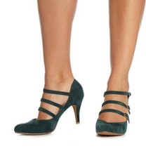 Tacco Mayla in velluto verde