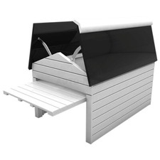 Garage in vero legno con