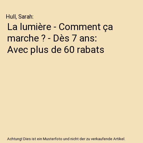 Lumière comment ça - la,