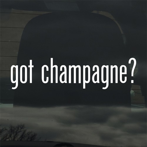 Hai champagne adesivo - lo,