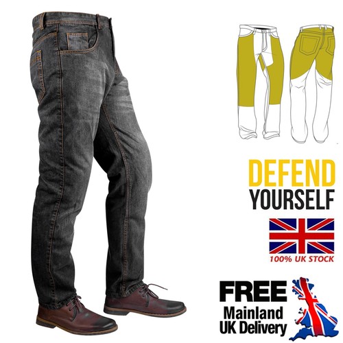Jeans moto uomo nero - moto,