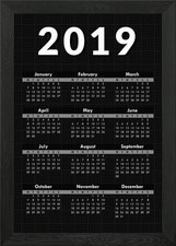 Calendario 2019 poster con