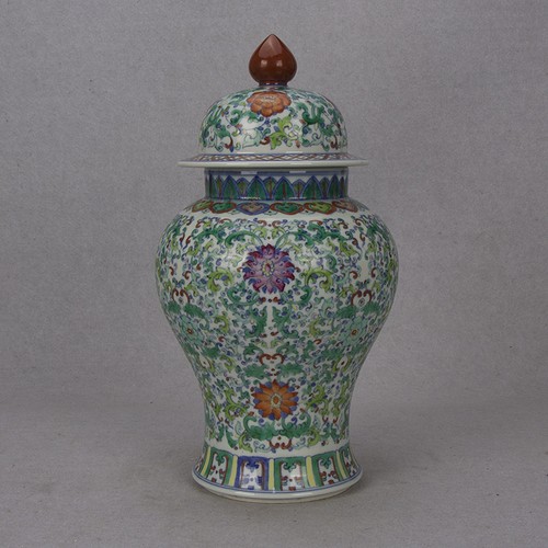 Vaso cinese qing - yongzheng, blu