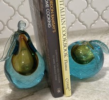 Fermalibri in vetro pera mela