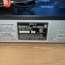 Sony DVP-NS315 Lettore Video