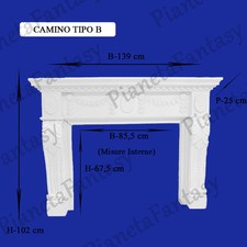 CAMINO CAMINETTO NO MARMO