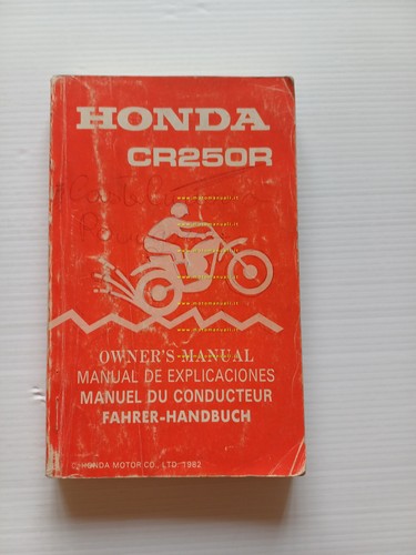 Honda 250 cross 1982 - honda, cr