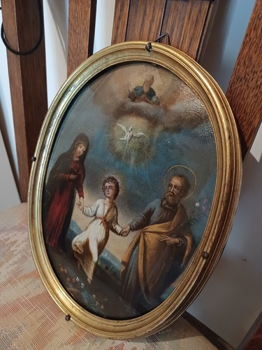 Dipinto rame raffigurante - su,