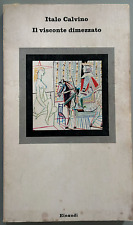Italo Calvino, il visconte dimezzato, Einaudi 1974 copia modesta