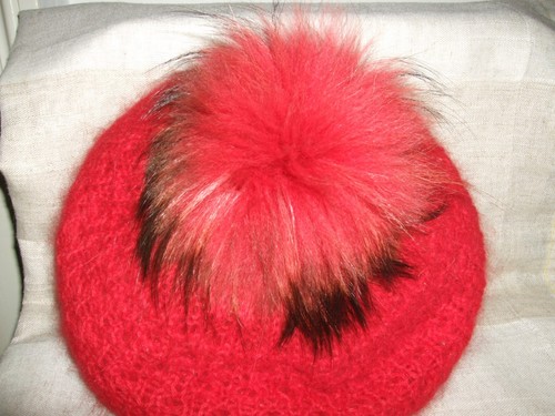 Cappello pompon angora - cappello,