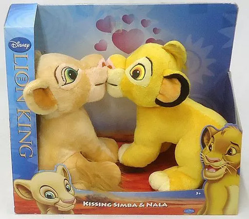 Peluche nala simba kiss il - nala,