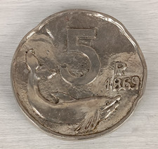 FERMACARTE 5 LIRE - IN METALLO