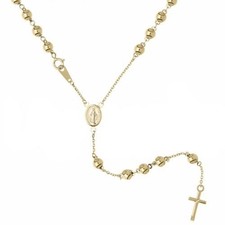 Collana rosario pendente oro - collana,