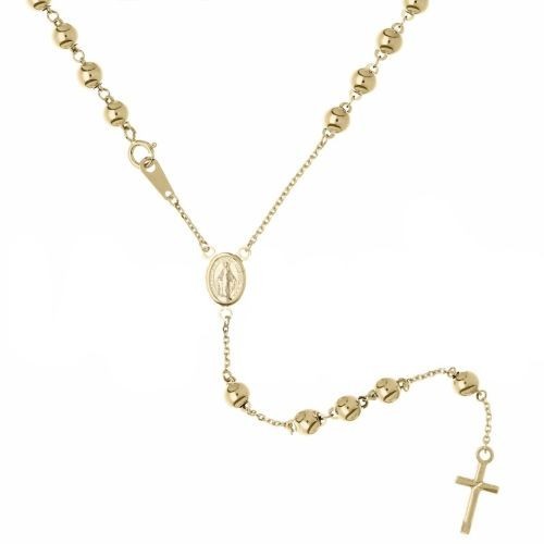 Collana rosario pendente oro - rosario,