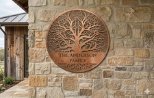 Insegna Metallo Albero della