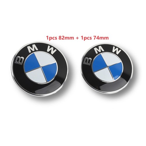 For bmw 2pcs 74mm insignias - bmw,