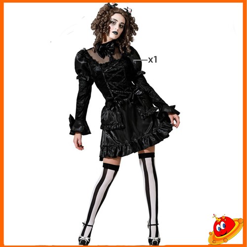 Costume gothic doll - gothic, donna