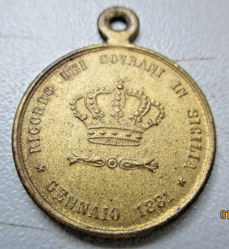 Medaglia ricordo dei sovrani - medaglia,