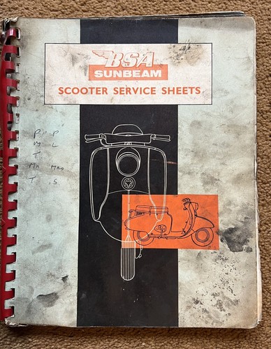 Bsa sunbeam scooter - scooter, parts