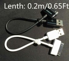 Cavo di sincronizzazione USB 0,6 piedi caricatore per Samsung Galaxy Tab 2 7.0 10.1 GT-P7100 N8000