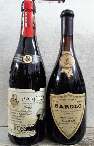 Barolo rossello 1980 - barolo,