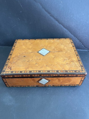 Scatola antica legno e - antica,
