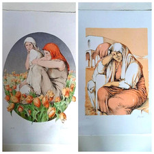 Coppia litografie  Prova