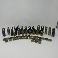 Raro set scacchi bronzo Elvio