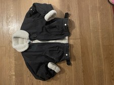 bomber di casucci esterno in jeans e interno lana