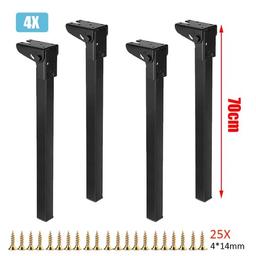 Gambe tavolo pieghevoli - 4x,