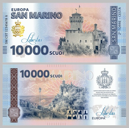 Banconota commemorativa san - banconota,