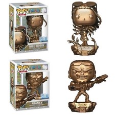 Funko Pop! One Piece Franky, Nico Robin Statue (Bronze) PRE ORDER ✅