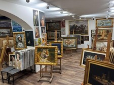 tele olio su tela antiche e moderne