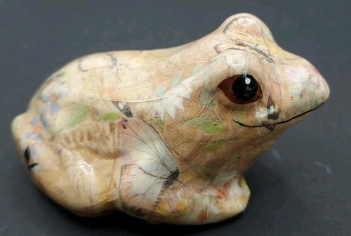 Figurina rana floreale - figurina,