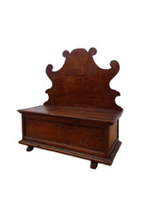 Cassapanca con schienale in