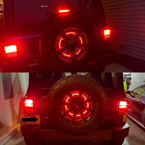 Led spare tire light - light, rear