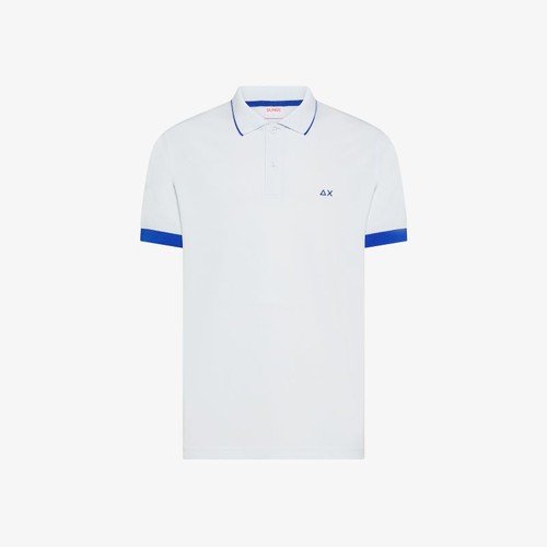 Sun polo con bordi fluo - -,