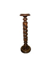 Colonna In Legno A Torciglione