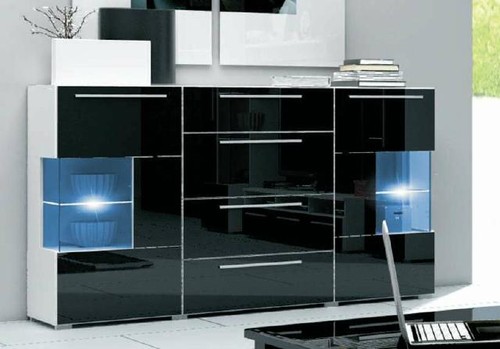 Cassettiera design vetro