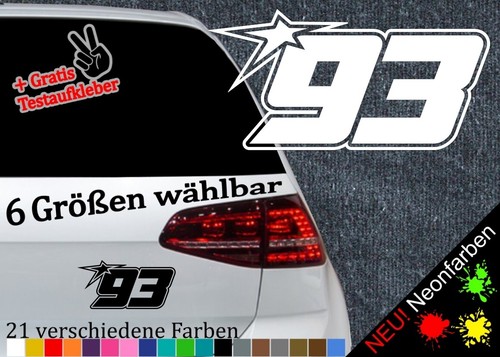 Adesivo numero partenza - , 93
