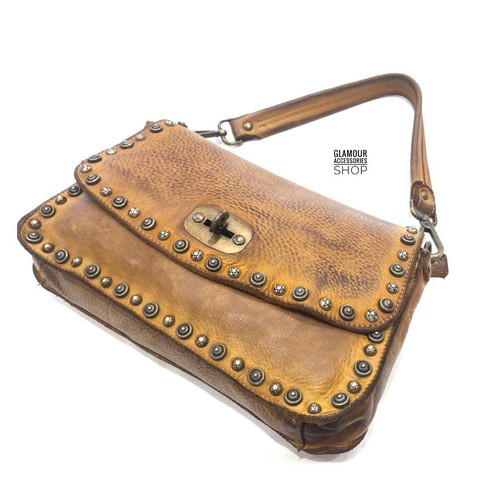 Borsa donna retro vera pelle - borsa,